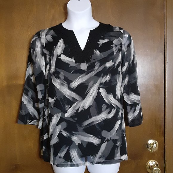 JM COLLECTION/BLOUSE/SIZE 8 - Picture 2 of 11